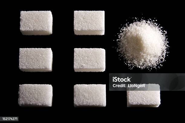 Abstrakte Zucker Stockfoto und mehr Bilder von Block - Form - Block - Form, Schwarz - Farbe, Schwarzer Hintergrund