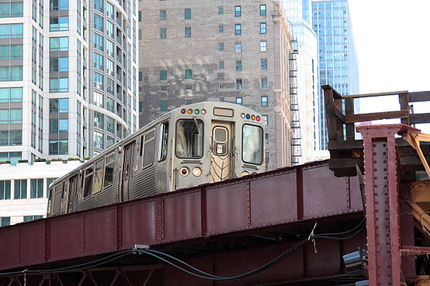 istock Elevated commuter train in the city 152174641