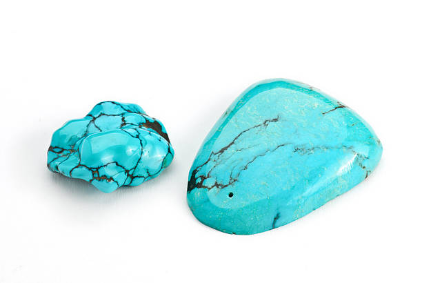 бирюзовый с камнями - turquoise стоковые фото и изображения