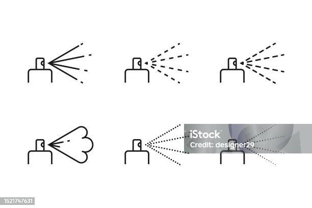 Board Spray Vector Spray Set Vector Design On White Background Stock Illustration ...