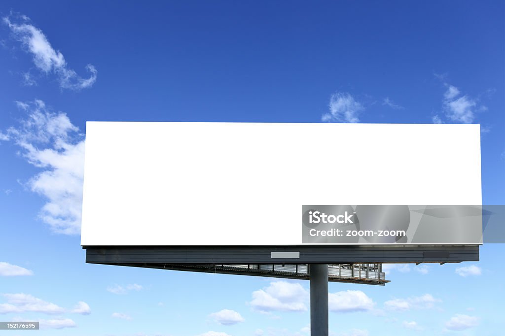 Blank billboard - Foto de stock de Outdoor royalty-free