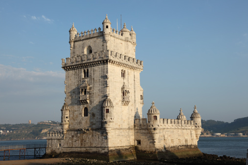The famous Belem tower in Lisbon, Portugal