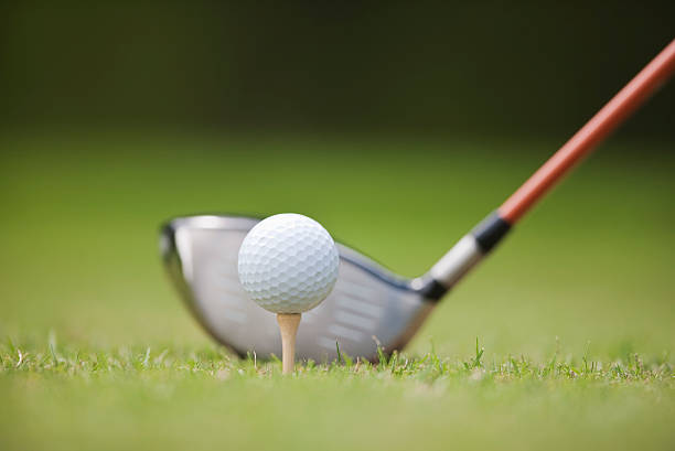 istock Golf Club About To Hit Ball Off Tee 152177101