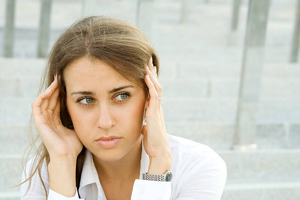 istock Stressed businesswoman 152177654