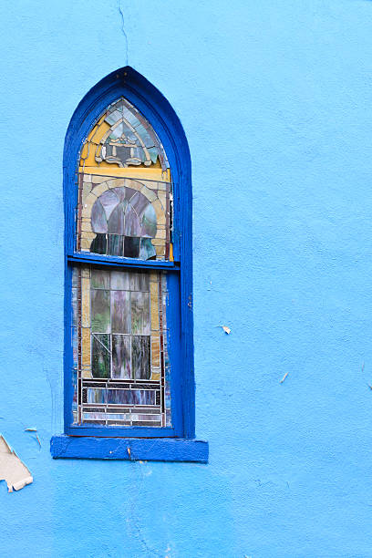 istock Old Stained Glass Church Window 152178392