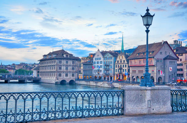 Munsterbrucke is a bridge (1838) over the Limmat in the municipality of Zurich, Switzerland