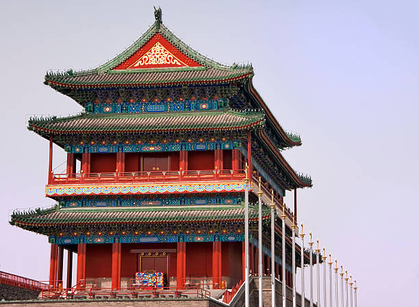 istock China, Beijing: Temple tower on Tiananmen square. 152179515