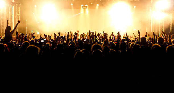 istock Wide Angle Shot of concert crowd 152179568