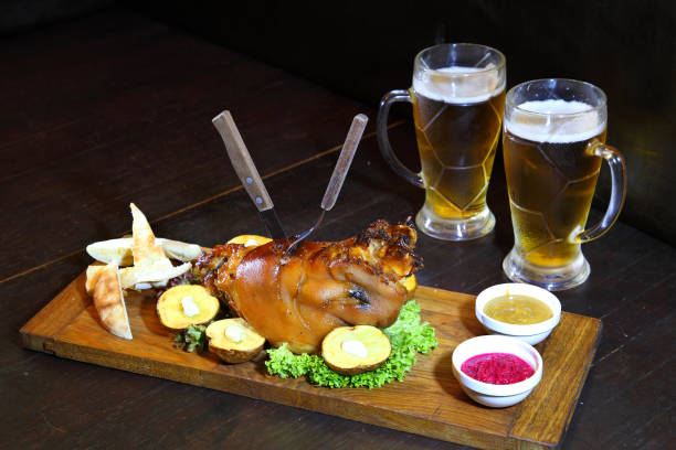 istock Steak with beer. Delicious steak 1521856616