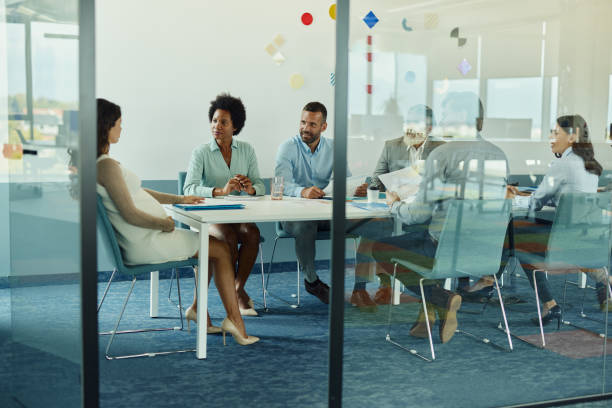 istock Business meeting in a modern office! 1521896568