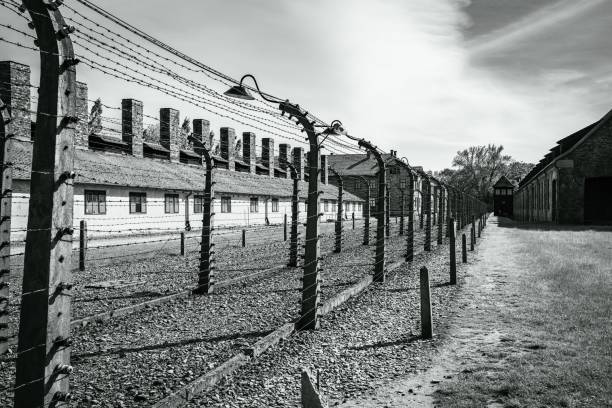 oswieczim, polonia - mayo de 2023: campo de concentración de auschwitz en polonia - birkenau fotografías e imágenes de stock