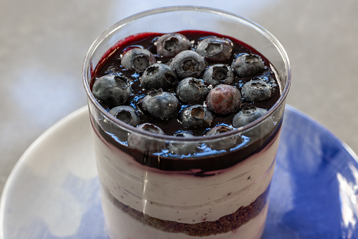 Blueberry Cheesecake Recipe in a Cup
