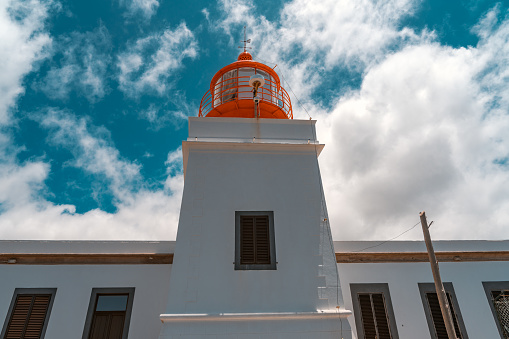 Farol da Ponta do Pargo Ilha da Madeira. Lighthouse Ponta do Pargo - Madeira, Portugal