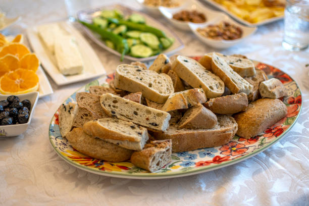 Delicious traditional Turkish breakfast
