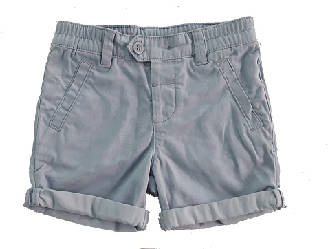 Dusty color shorts with hem turn up