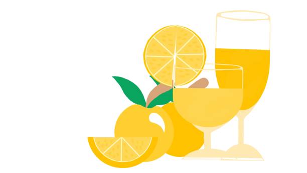 illustrations, cliparts, dessins animés et icônes de une image de bande dessinée d’un verre de jus d’orange avec un fruit orange. - grapefruit citrus fruit water fruit