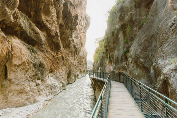 istock Scenic canyon in soft light in Turkey 1522252349