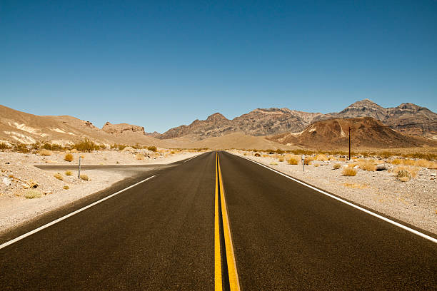 The Never Ending Road stock photo