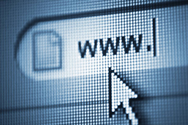 www - www internet http blue fotografías e imágenes de stock