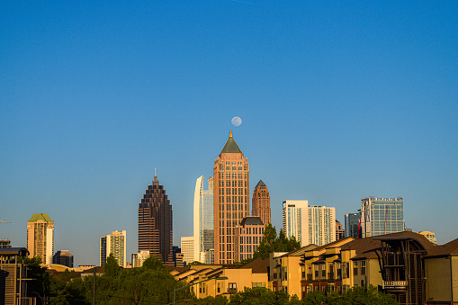 The city life buildings in Atlanta, Georgia