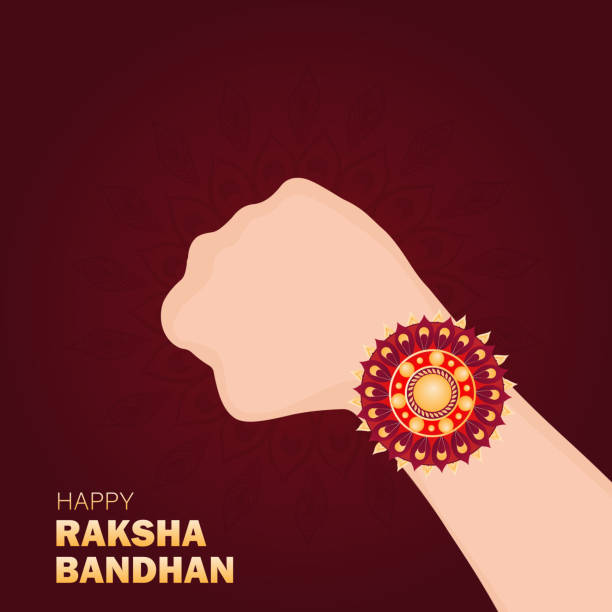 Vector Illustration of Raksha Bandhan. Brother and Sister tying Rakhi on Raksha Bandhan Rakhi, Raksha Bandhan, Happiness, Arts Culture and Entertainment, Backgrounds Raksha Bandhan 2024 stock illustrations