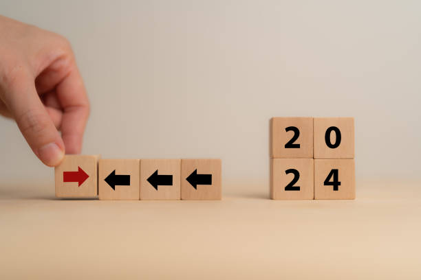 istock New ways of working, differentiation strategy in 2024. Providing uniqueness, different and distinct from competitors, creating competitive advantage. Business direction concept in 2024. 1522352693
