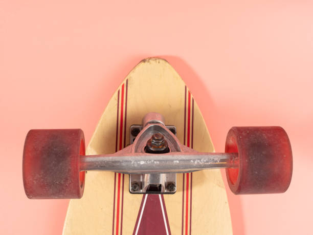 istock Skateboard on a pink background. 1522356924