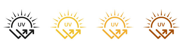 Block Solar Radiation and Ultraviolet Rays Symbol Collection. Sunblock Cream Label. Skin Protect, Danger UV Sunlight Pictogram. Sunscreen Lotion, SPF Protection Icon Set. Isolated Vector Illustration Block Solar Radiation and Ultraviolet Rays Symbol Collection. Sunblock Cream Label. Skin Protect, Danger UV Sunlight Pictogram. Sunscreen Lotion, SPF Protection Icon Set. Isolated Vector Illustration. tanning stickers stock illustrations