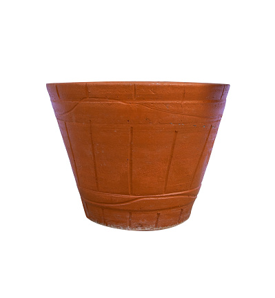 Gardening: Plant Pots Isolated on White Background