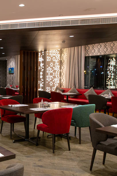 istock Interior of stylish bright italian restaurant 1522421384