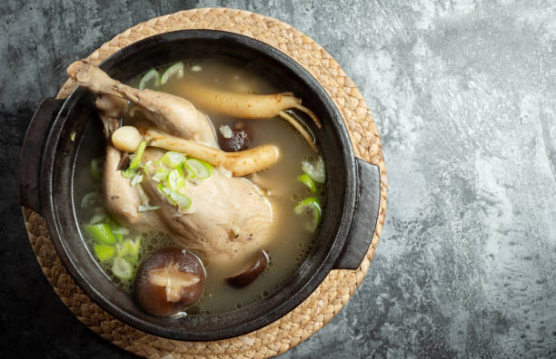 istock samgyetang, chicken soup with ginseng 1522436910