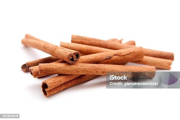 Cinnamon Sticks Stock Photo - Download Image Now - Cinnamon, Cut Out, Dry