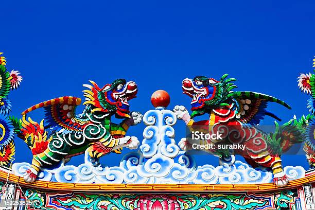 Lilon Статуи В Китайском Стиле — стоковые фотографии и другие картинки Азия - Азия, Архитектура, Вымышленный персонаж