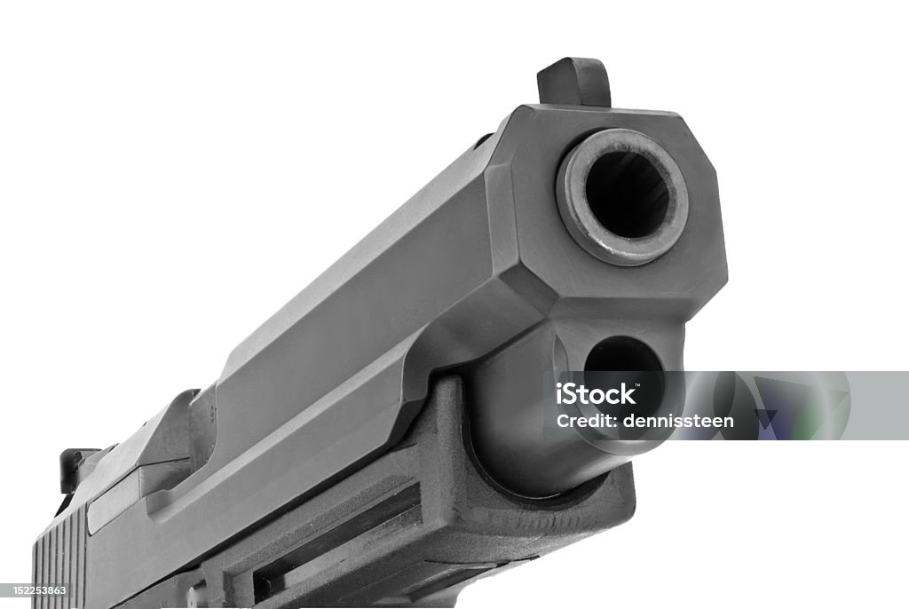 Alemão 9 mm pistola - Foto de stock de Alvo royalty-free