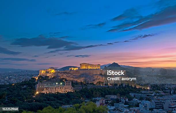 Athens Acropolis At Dawn Stock Photo - Download Image Now - Athens - Greece, Acropolis - Athens, Parthenon - Athens