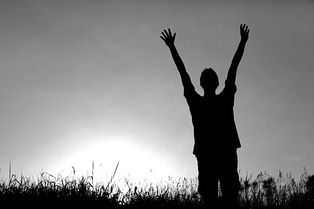 istock Silhouette at the top of a Hill 152254057