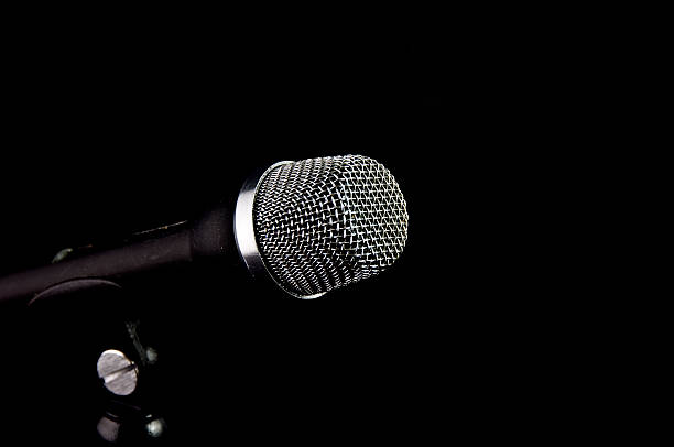 Microphone stock photo
