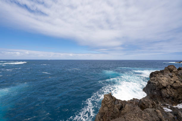 beautiful scenery in Porto Moniz in Madeira island