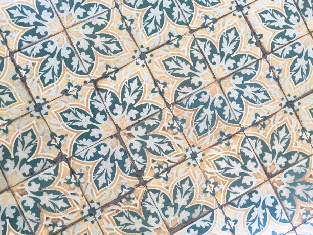 istock Retro tile on floor at the ancient palace 1522702947