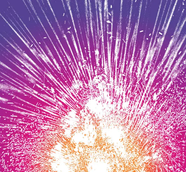 Vector illustration of Graphic Explosion