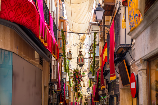 Toledo (Spain) cityscape during summer