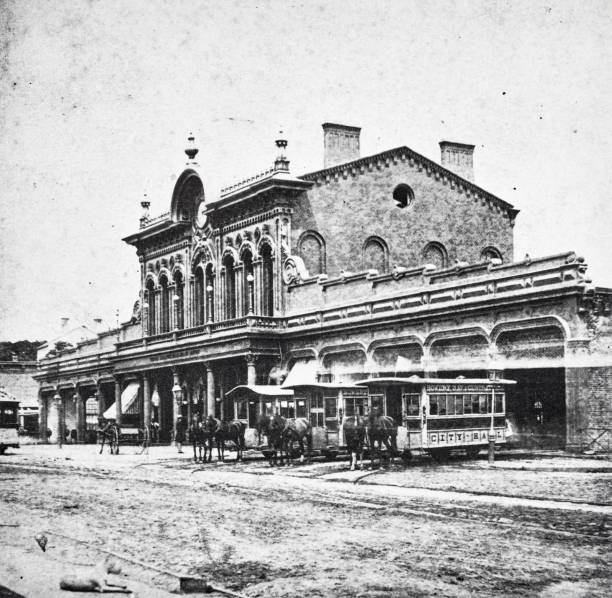 istock New York City, Third Avenue railroad depot, 1866 1522952911