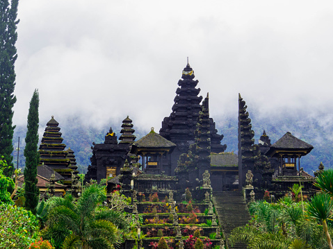 View of the Besakih Temple in Bali, Indonesia