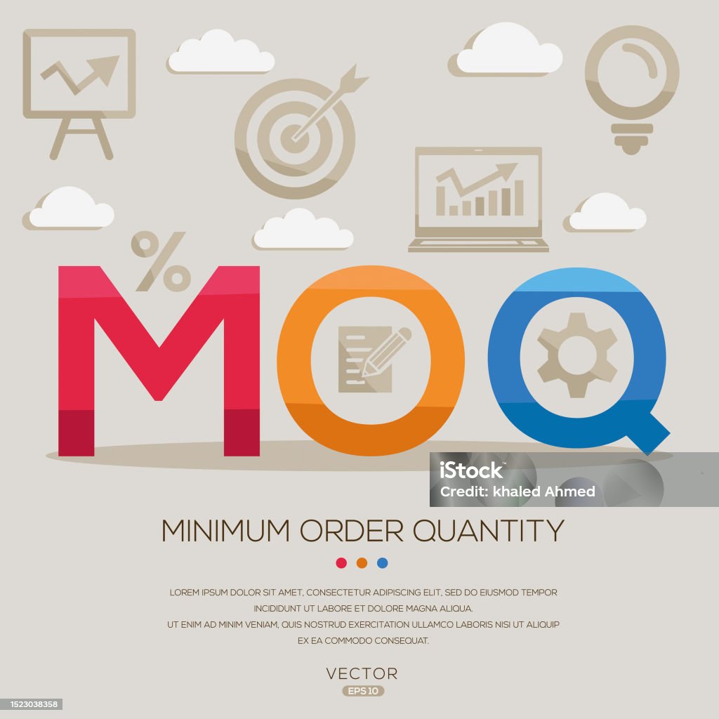 Minimum Order Moq Minimum Order Quantity Stock Illustration - Download Image Now ...