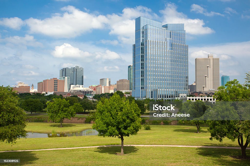 Centrum Ft Worth, Teksas - Zbiór zdjęć royalty-free (Fort Worth)