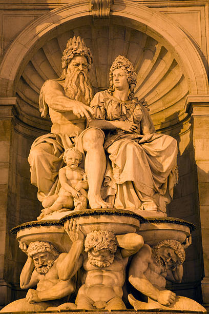 Vienna - Zeus fountain at Albertina gallery