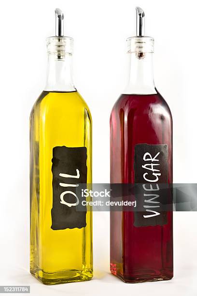 オリーブオイルと Vinigar - 酢のストックフォトや画像を多数ご用意 - 酢, カットアウト, 白背景