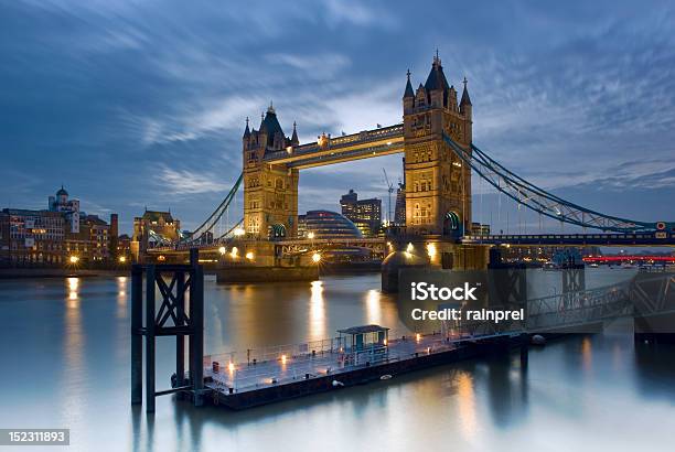 Tower Bridge On The River Thames London England Stock Photo - Download Image Now - Architecture, Bridge - Built Structure, British Culture