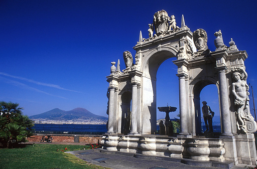 Fontana del Gigante o dell' Immacolatella, made by Bernini, via Partenope, Napoli, Italy