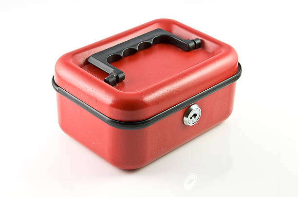 Cash box stock photo